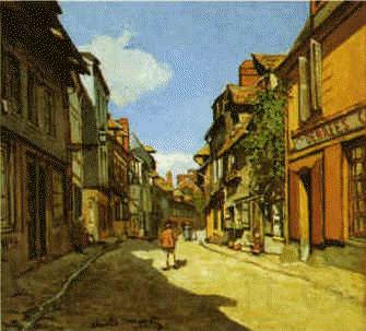 Claude Monet Rue de la Bavolle, Honfleur